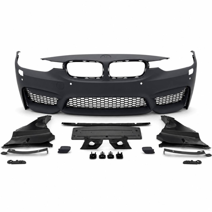 Передній бампер BMW 3-Series F30/F31 (2011-2019) M3-Look з отворами під парктроніки 