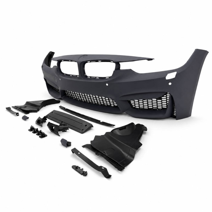 Передній бампер BMW 3-Series F30/F31 (2011-2019) M3-Look з отворами під парктроніки 