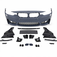 Front Bumper for BMW 3 Series F30/F31 (2011–2019) M3 Look with Parking Sensor and Fog Light Openings