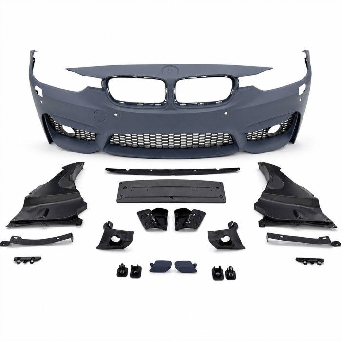 Передній бампер BMW 3-Series F30/F31 (2011-2019) M3-Look з отворами під парктроніки та під туманки 