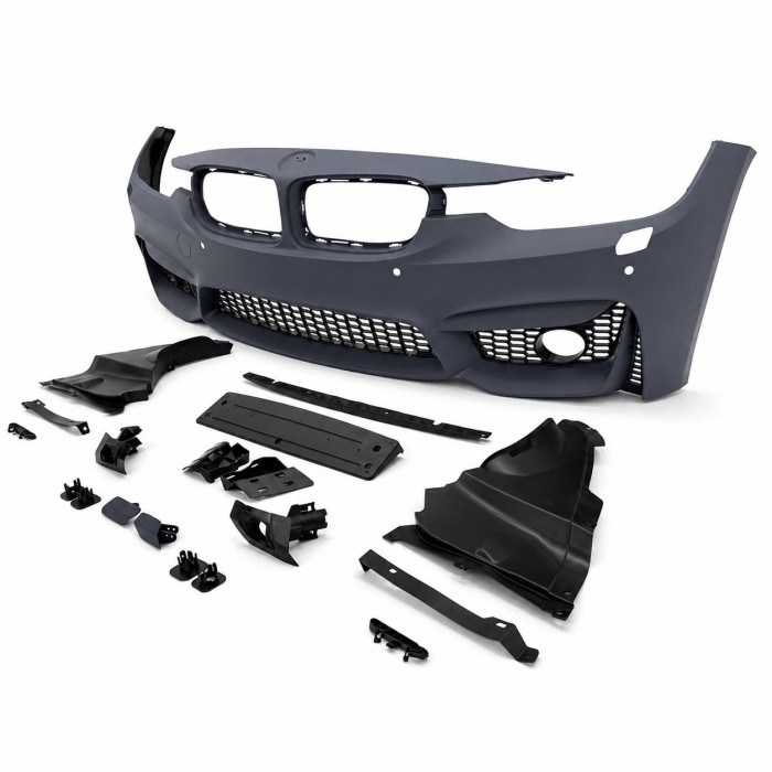 Передній бампер BMW 3-Series F30/F31 (2011-2019) M3-Look з отворами під парктроніки та під туманки 