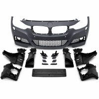 Front Bumper M-Tech Style for BMW 3-Series F30/F31 (2011–2019) with Parking Sensor Holes