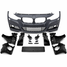 Front Bumper M-Tech Style for BMW 3-Series F30/F31 (2011–2019) with Parking Sensor Holes