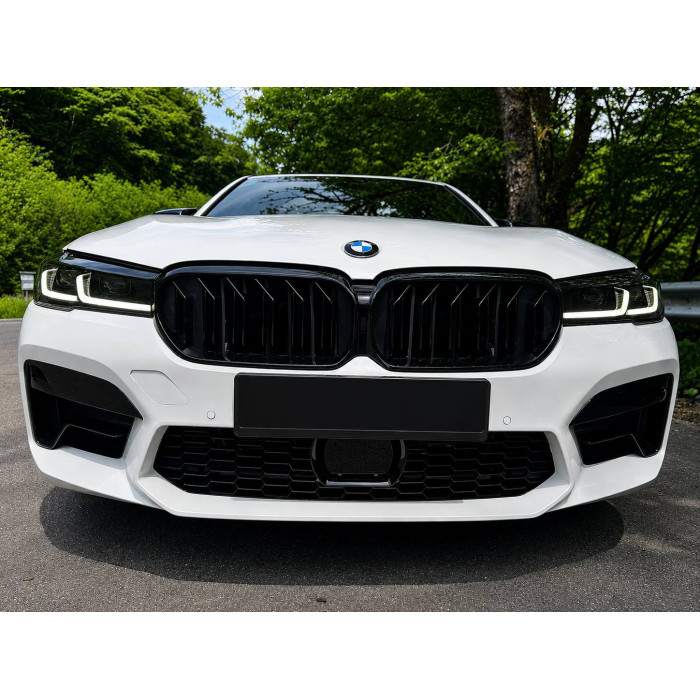 Бампер передній BMW 5-Series G30 (2020-2023) в стилі М5-Look з накладками на дзеркала