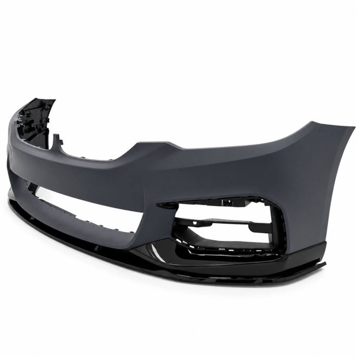 Front Bumper Lip BMW 5-Series G30/G31 Glossy Black MP Style