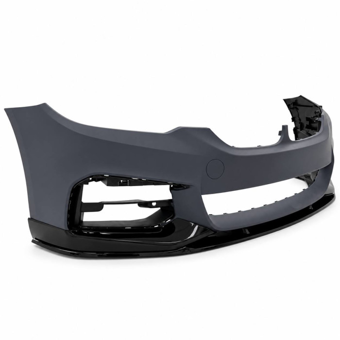 Front Bumper Lip BMW 5-Series G30/G31 Glossy Black MP Style