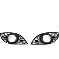 Lower frame mesh front bumper with cutout for PTF for BMW 5-Series E60/E61 (2003-2010) in M5-Look style