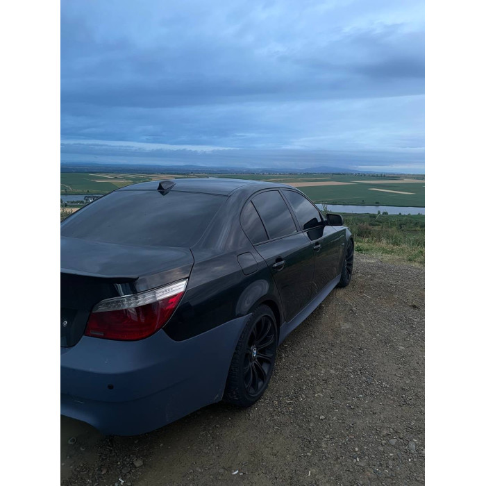 Rear bumper BMW 5-Series E60 (2003-2010) in M5-Look style without PDC cutouts, with marking inside for PDC