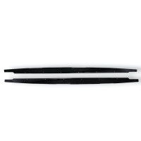 Side skirt extensions (blades) for BMW 3 Series E90/E91 in M-Performance style (2005–2011), 2 pcs, gloss black