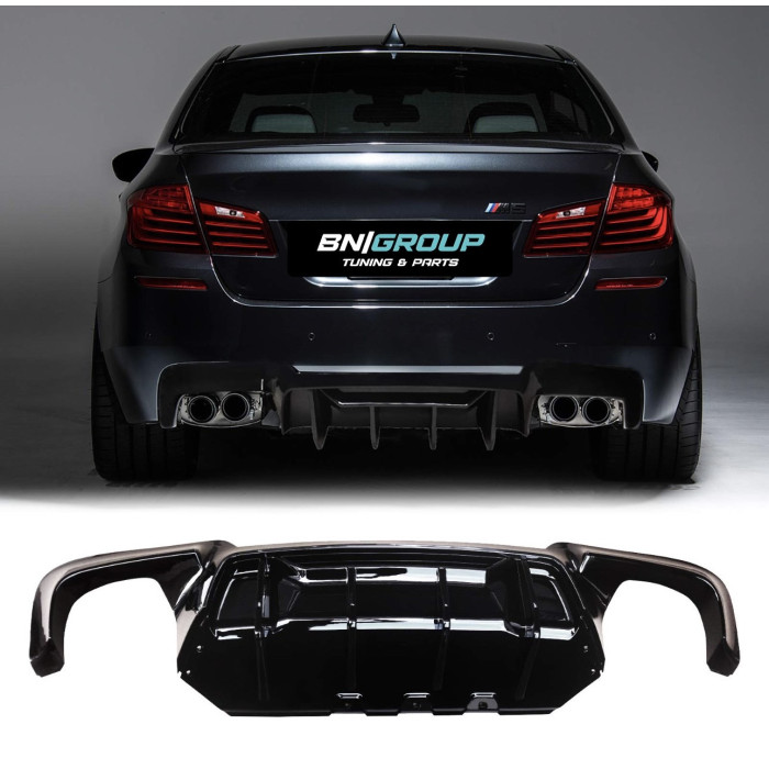Rear bumper diffuser BMW 5-Series F10 (2010-2017)
