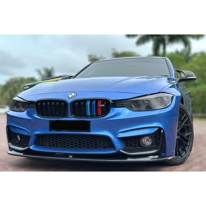 Lip front bumper splitter BMW 3-Series F30 / F31  (2011-2019)  M3-Look under fog lights
